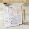 bloom daily planners Planning Pad, 6" x 9", Chore Pad with Magnets, Pastel
